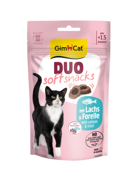 GimCat Duo Softsnack mit Lachs & Forelle