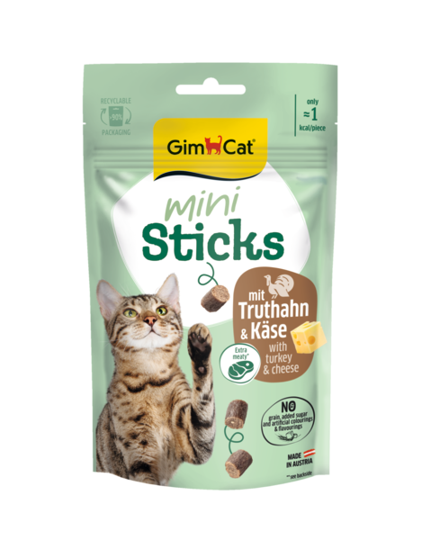 GimCat Mini Sticks mit Truthahn & Käse