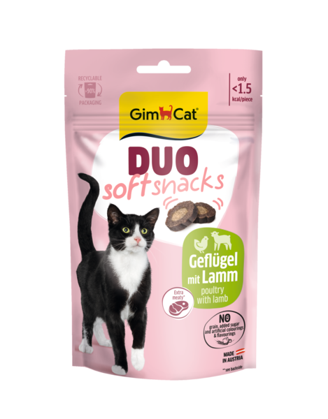 GimCat Duo Softsnack Geflügel mit Lamm