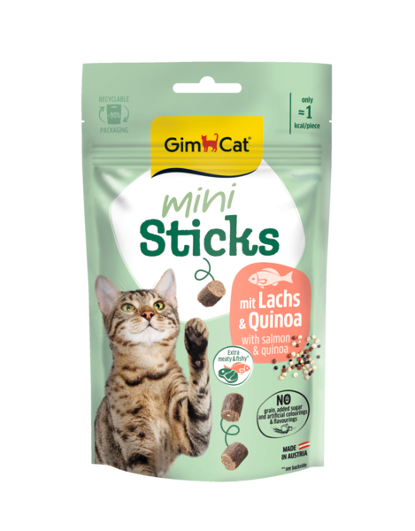 GimCat Mini Sticks mit Lachs & Quinoa